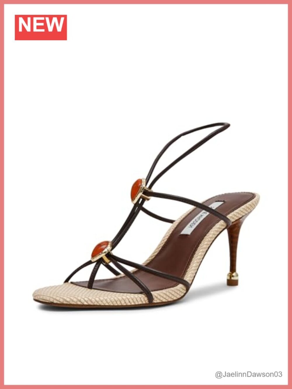 Stiletto Heel Slingback Sandals Open Toe Slip On Evening Shoes